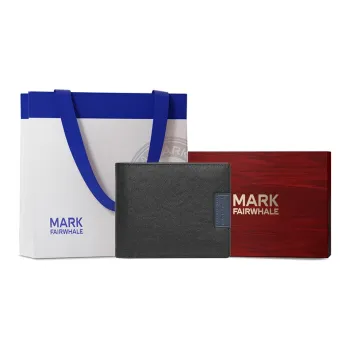 FAIRWHALE Top Grain Cow Leather Wallet Men's