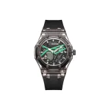 Transparent Black Case with Green Needle[Gift Box Set]