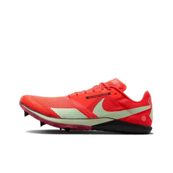 Nike Cushioning, Wear Resistant Low Top Running Shoes Unisex Red Cyan