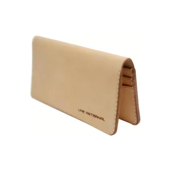 LINE ARTISANAL Cow Leather Leather Clip Wallet Regular Unisex Multicolor
