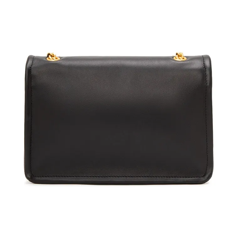 ELLE Cow Leather Shoulder Bag, Crossbody Bag Regular Women's Light Lavender/White/Black-13