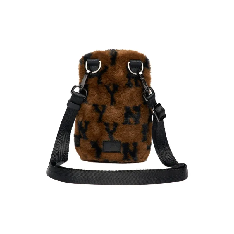 MLB Monogram Collection Polyester Cell Phone Pouch Shoulder Bag Crossbody Bag Regular Unisex Brown-3