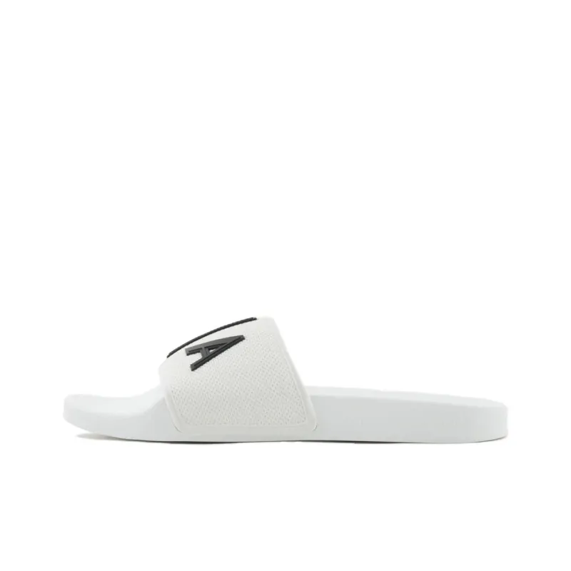 ARMANI EXCHANGE Slide Slippers Men's White-0