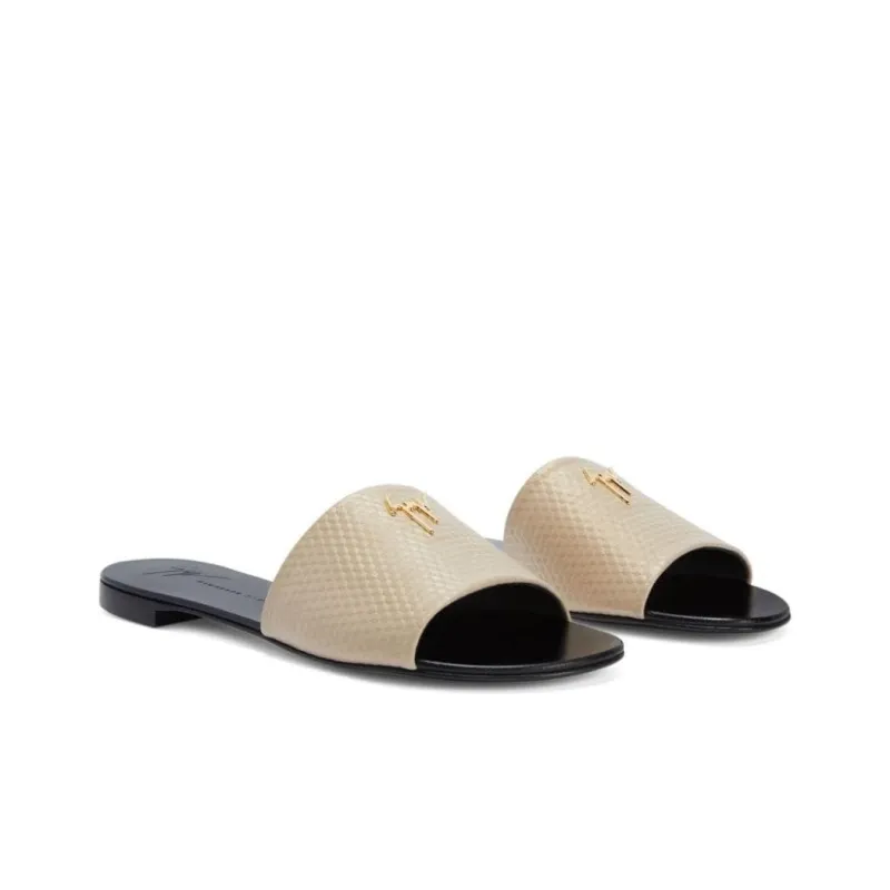 Giuseppe Zanotti Shirley Geometric embossed Slides Women's-2