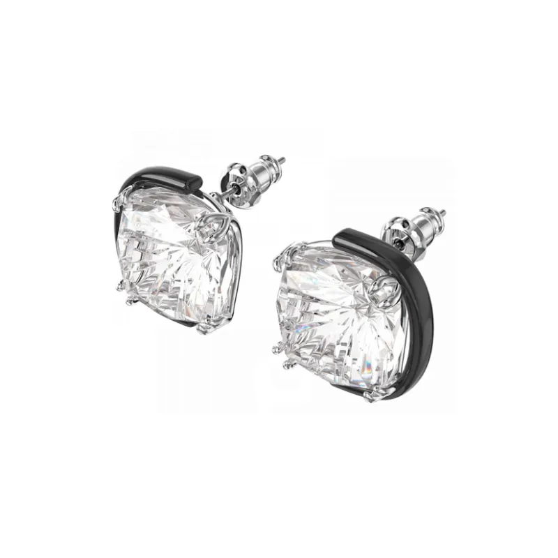 Swarovski Harmonia Stud Earrings Women's Silver-0