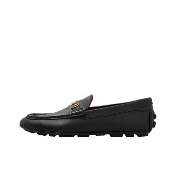 BALLY Emblem-plaque Leather Driving Shoes