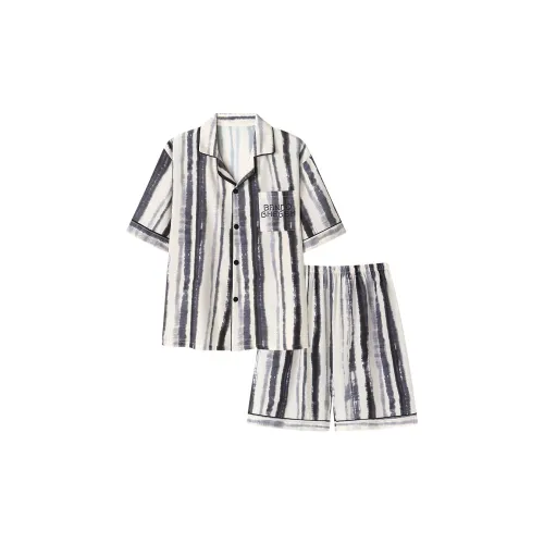 Follow The United States Pajama Set Men's Gray