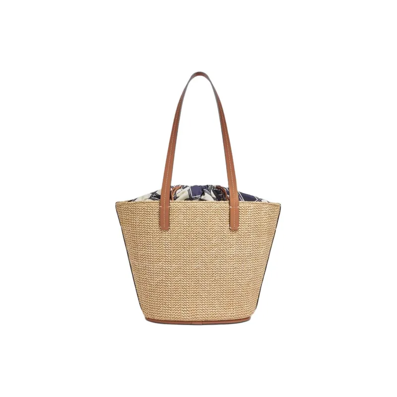 Moncler Raffia Handbag Trumpets Women's Beige-1