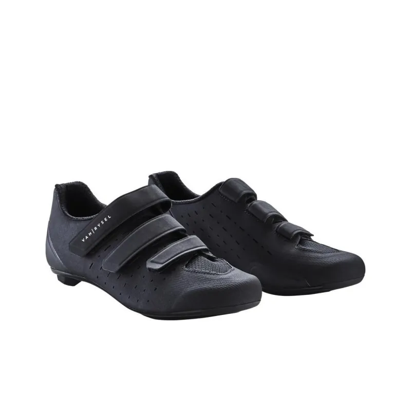 DECATHLON Cushioned Slip Resistant Low Top Cycling Shoes Men's Black-1