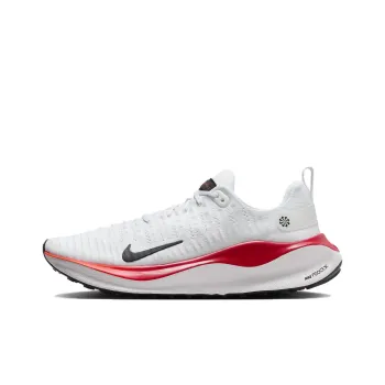 Nike React Infinity Run Flyknit 4 Slip Resistant Low Top Running Shoes Men's White Red