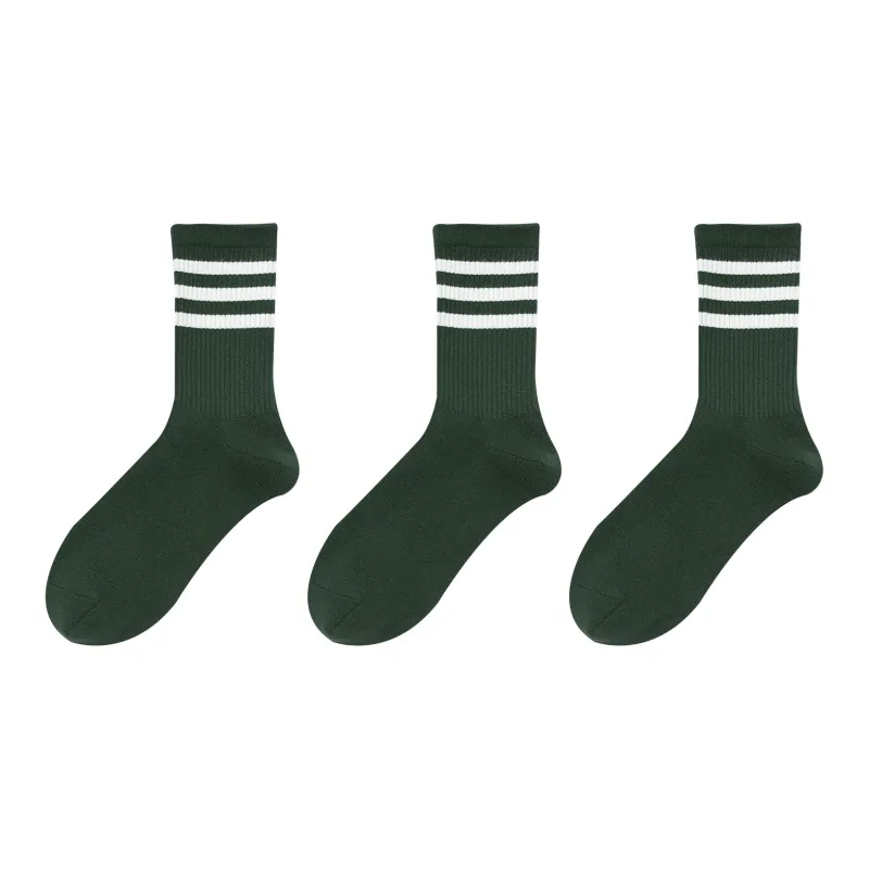 XXLLG Mid Calf Socks Unisex 3 Pack-14