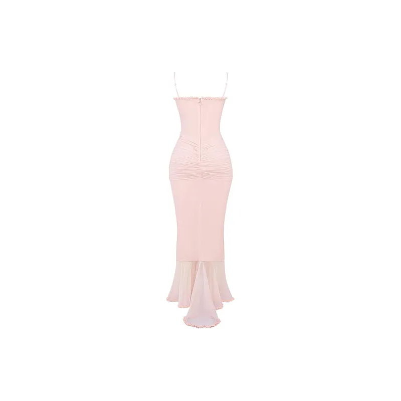 HOUSE OF CB GABRIELLA Slip Dress Women's SOFT PEACH/Light Peach-1