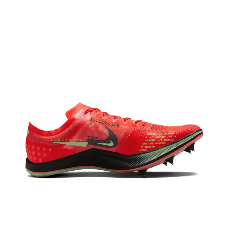 Nike Zoomx Dragonfly Cushioning Wear Resistant Low Top Trail Running Running Shoes Unisex Red Cyan-1