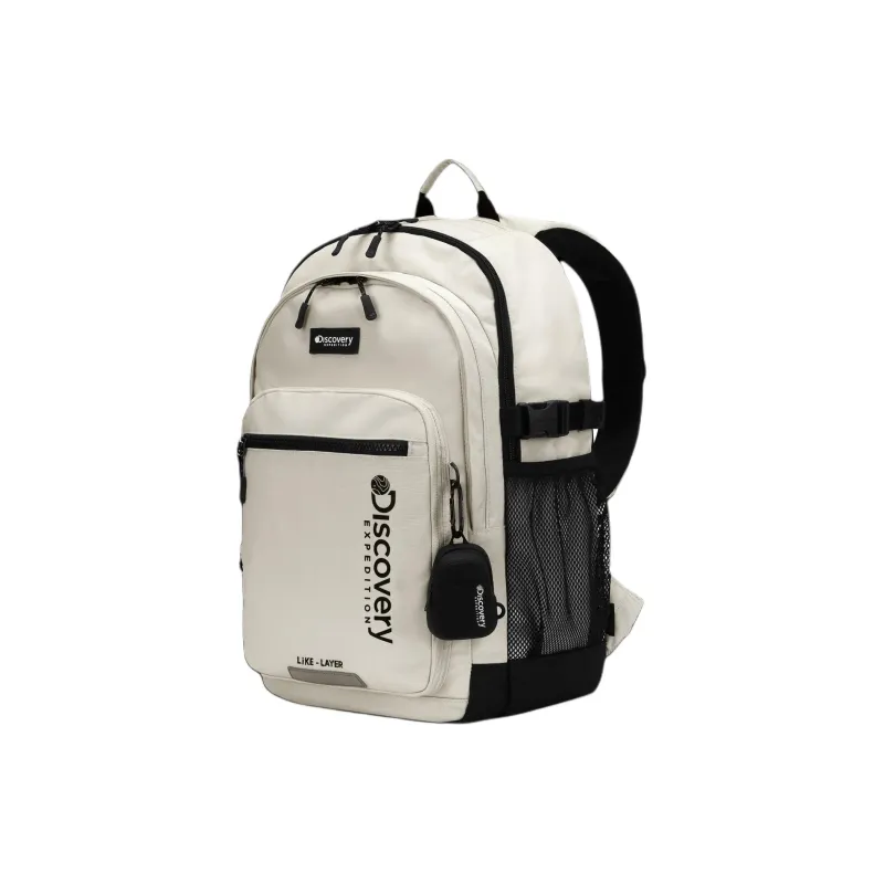 Discovery Expedition Nylon Backpack Unisex White-1