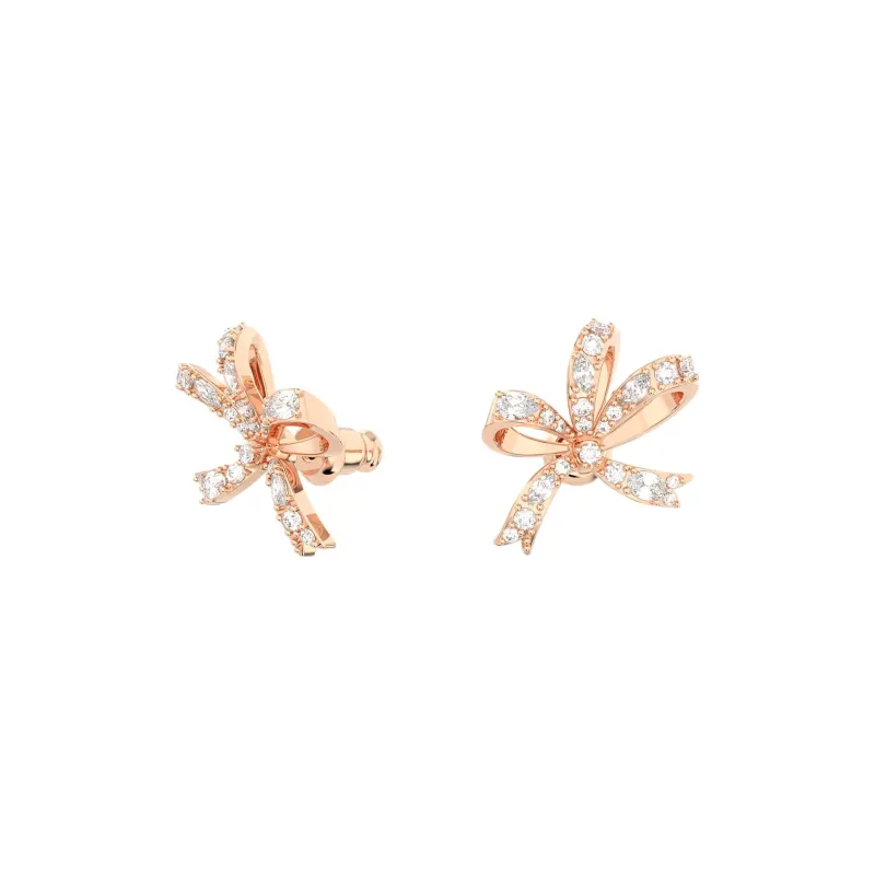 Swarovski Hyperbola Bow Stud Earrings-1