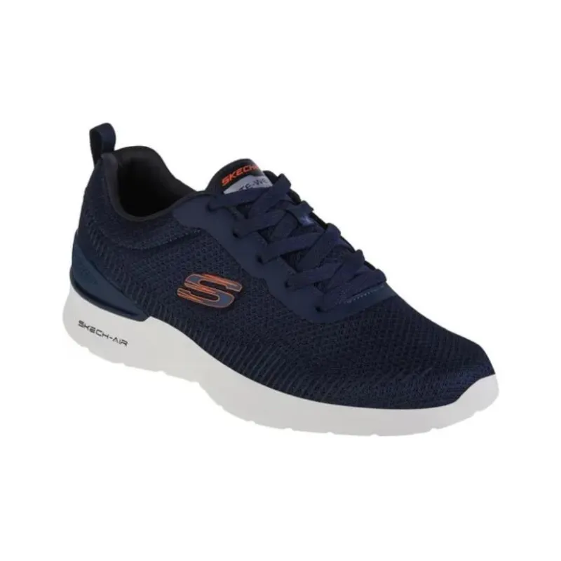 Skechers Cushioning, Wear Resistant Low Top Casual Running Shoes Men's Blue-2