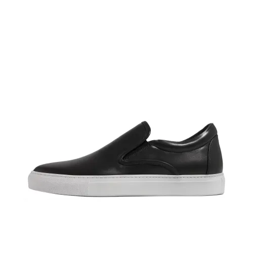 SCAROSSO Filippo Round Toe Slip On Sneakers