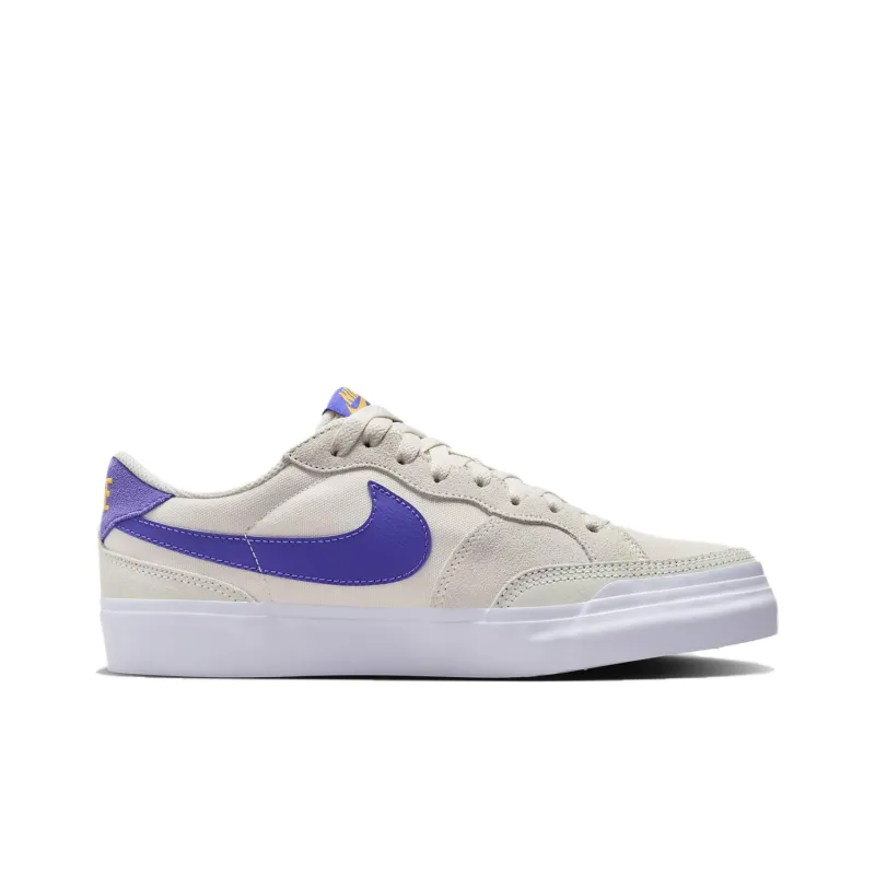 Nike SB Zoom Pogo Plus Durable Breathable Low-Top Skateboard Shoes Women's Beige Blue-1