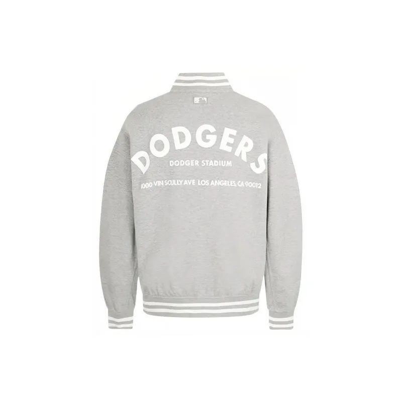 MLB Baseball Jacket Unisex Heather Gray-1