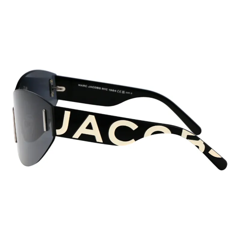 MARC JACOBS Logo embossed Shield frame Sunglasses-2