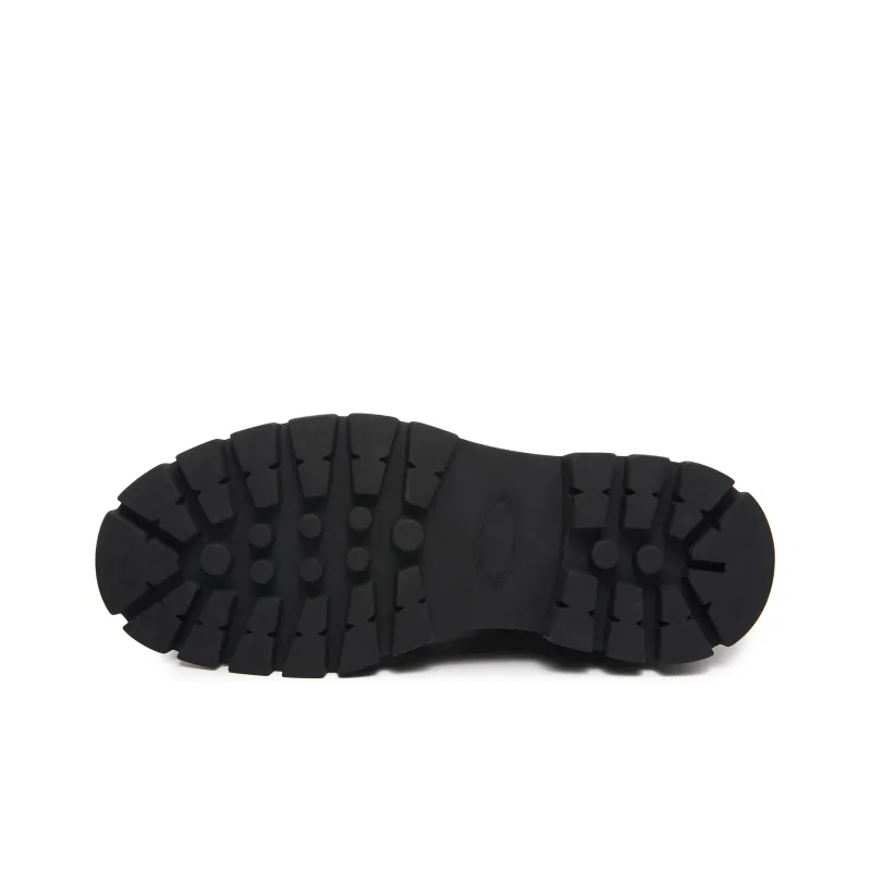 CTCY Dress Shoes Men Low Top Black/Blue-4