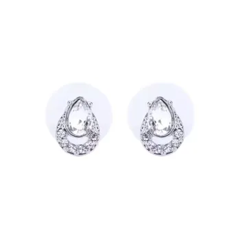 GIVENCHY Stud Earrings Women's Silver