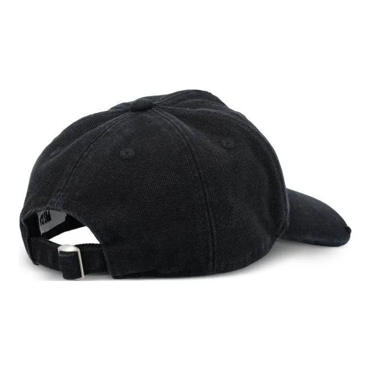 MSGM Logo Embroidered Distressed Baseball Cap-1