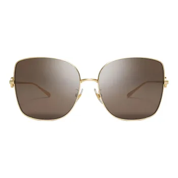 TORY BURCH Metal Irregular Shape Sunglasses Unisex Gold