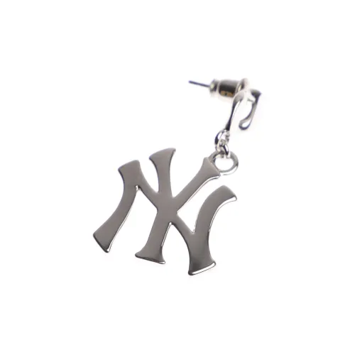 MLB Stud Earrings Unisex White