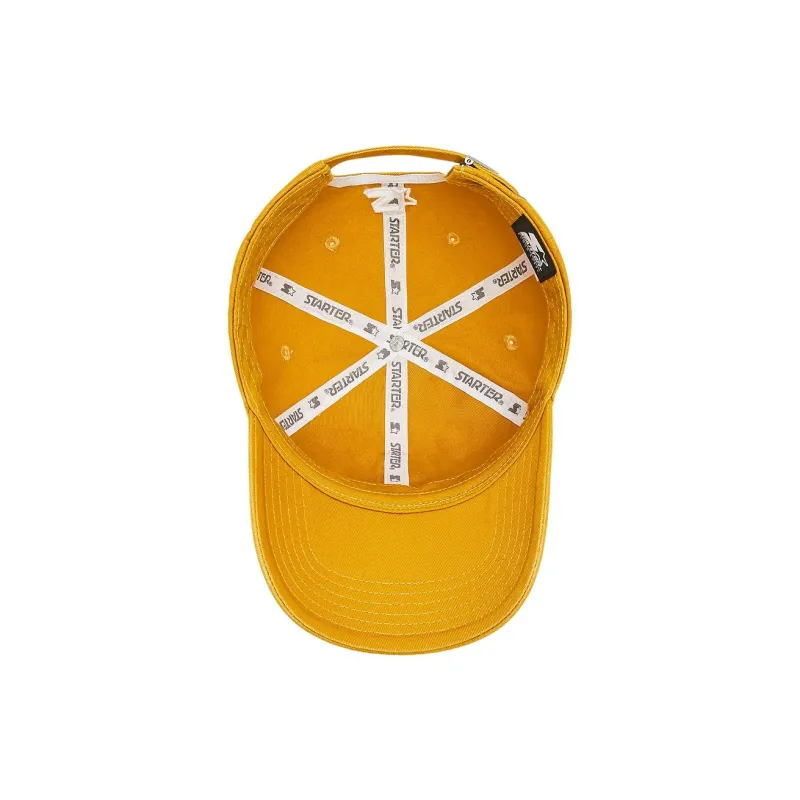 STARTER Cotton Baseball Caps Unisex Yellow-4