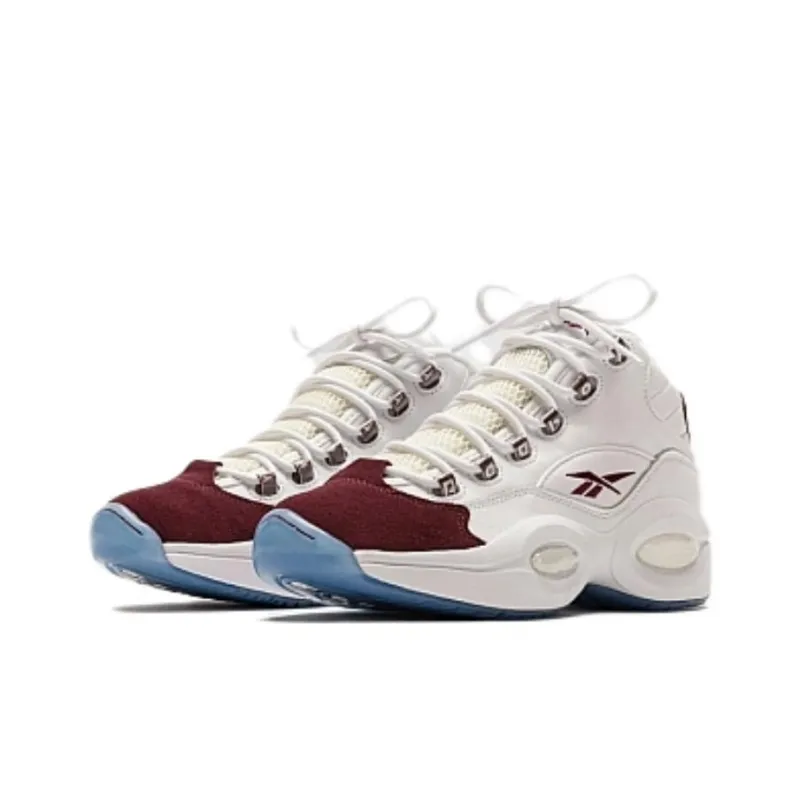 Reebok Question Mid Packer Shoes Burgundy-2