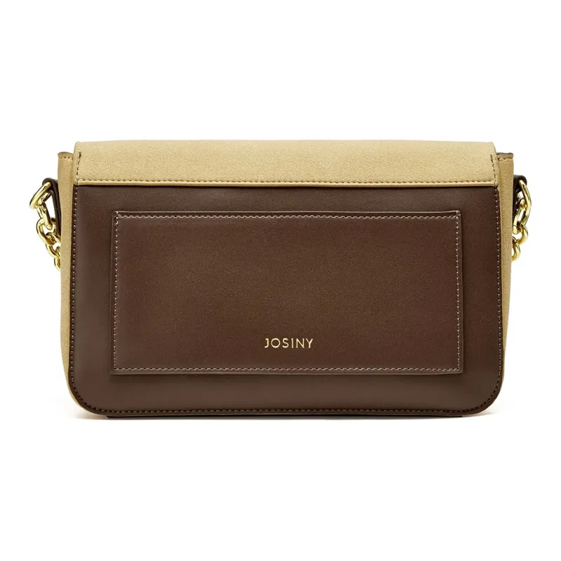 JOSINY Effortless Mori Style Shoulder Bag Regular Women's Black/Apricot/Brown-6