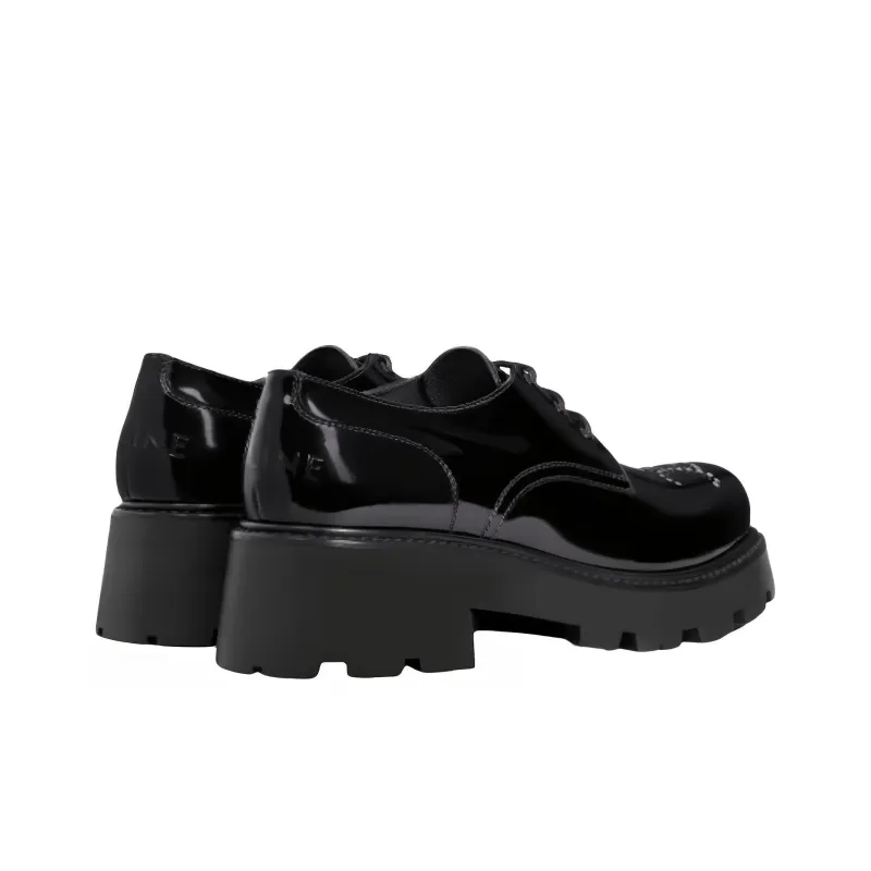 CELINE Triomphe Loafers Women's Black-3
