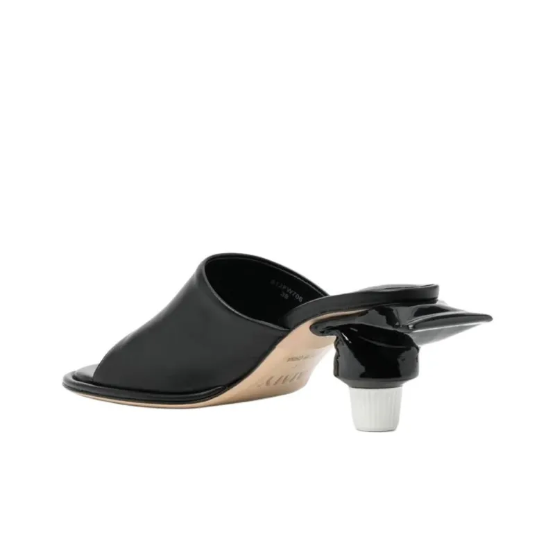 Maison MIHARA YASUHIRO Toothpaste 65mm Leather Mules-4