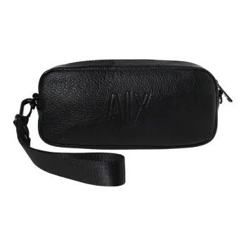 ARMANI EXCHANGEAE Polyester Wrist Bag Unisex Black