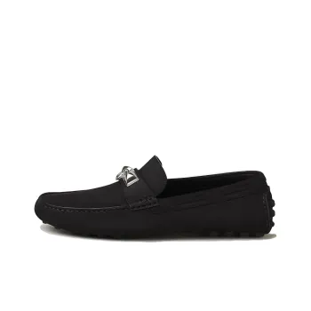 HERMES Irving Loafers Men's Black
