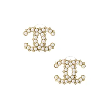 CHANEL Stud Earrings Women's