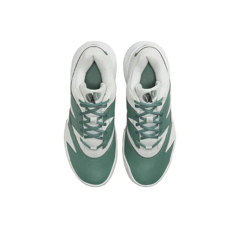 Nike Court Lite 4 Cushioning Wear Resistant Low Top Tennis Shoes Women's White Green-3