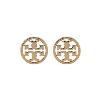 TORY BURCH Miller Stud Logo Detailed Earrings