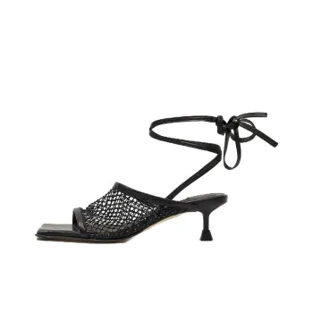 MIISTA Strap Sandals 5cm Women's Black