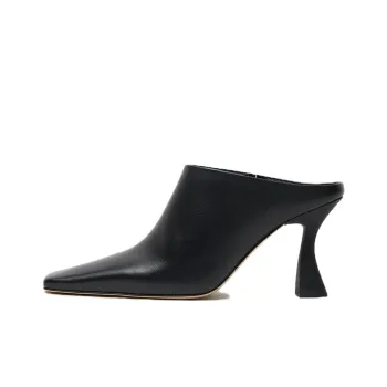 MIISTA Wrap-toe Slippers Women's Black