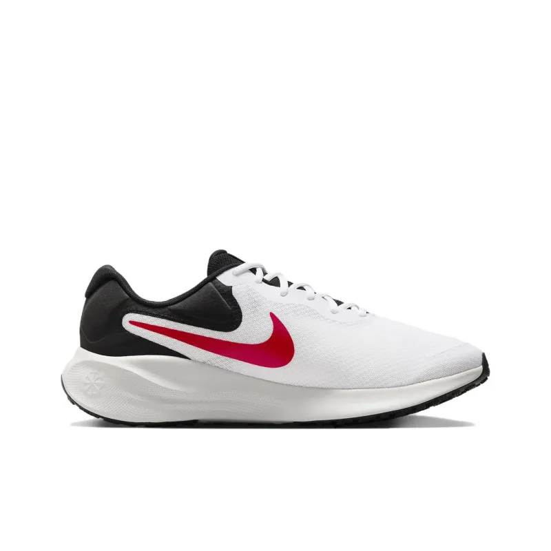 Nike Revolution 7 White Black Photon Dust Fire Red-1