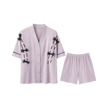Lan Miao Pajama Set Women's Purple
