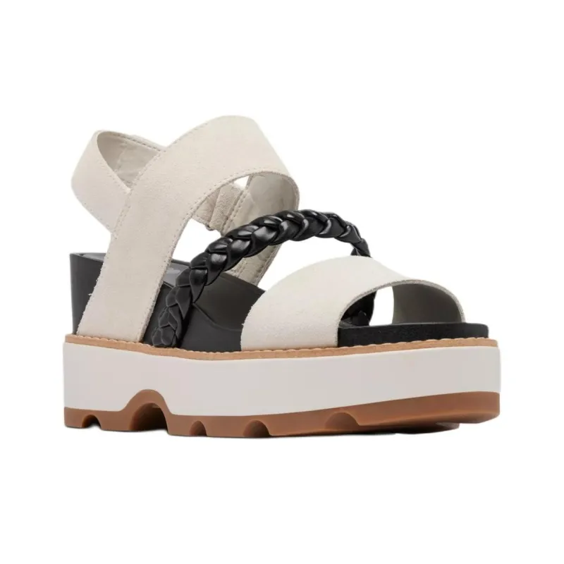 SOREL Joanie Strap Sandals Women's Black Gray Color-2