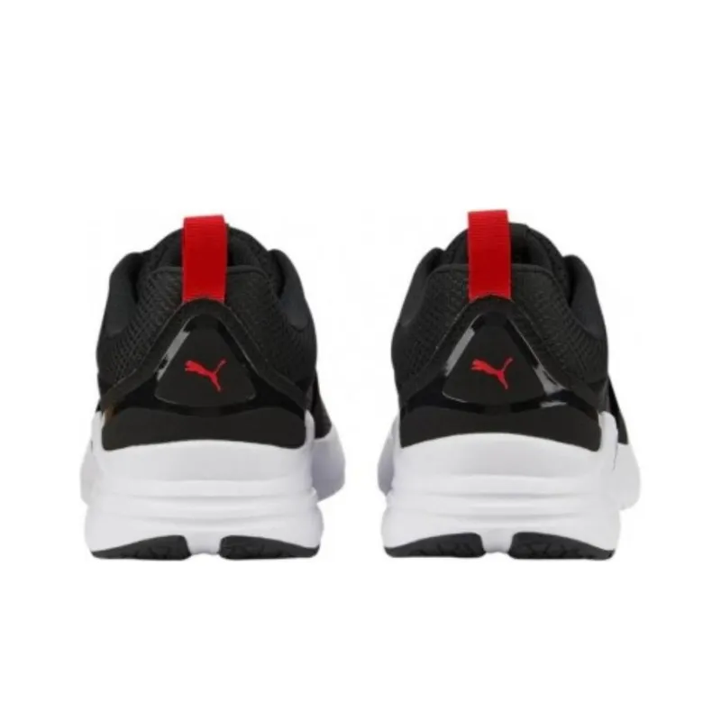 PUMA Wired Run 'Black High Risk Red'-4