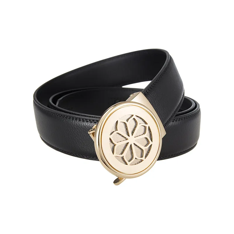 JW Cow Leather Belts Men's 3.5cm-1