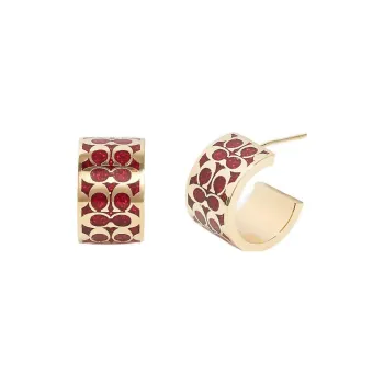 COACH Stud Earrings Women's Gold