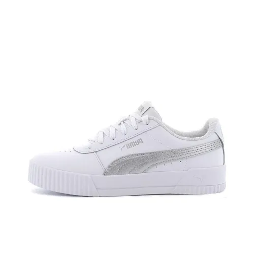 PUMA Carina Skateboard Shoes Women's Low-Top White