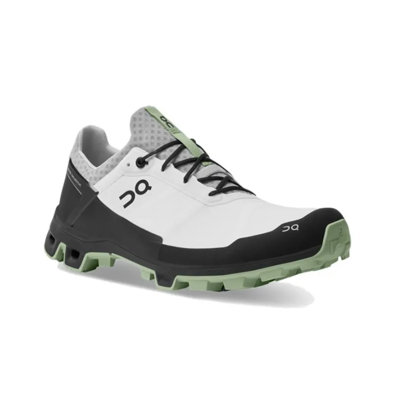 On Cloudventure Peak Cushioning, Wear Resistant Low Top Casual City Commute Running Shoes Men's White Cyan-1