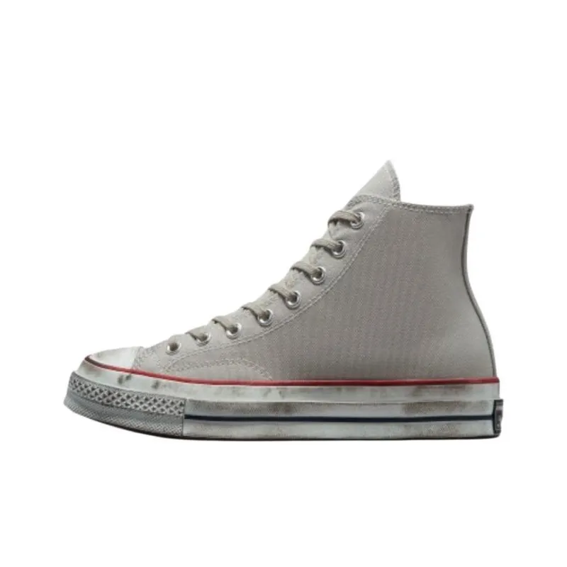 Converse Chuck Taylor All Star 1970s Canvas Shoes Gray 'Grey Red'-2